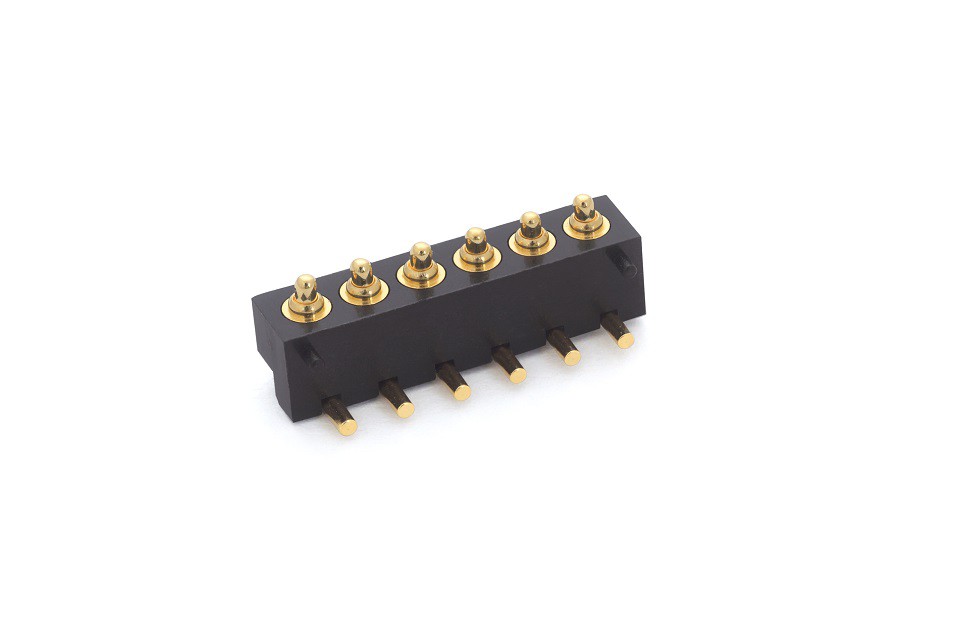 6pin Right Angle Pogo Pin connector