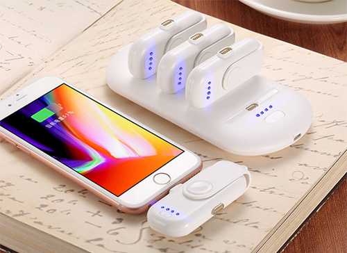 Avtagbar magnetisk Pogo Pin Power Bank