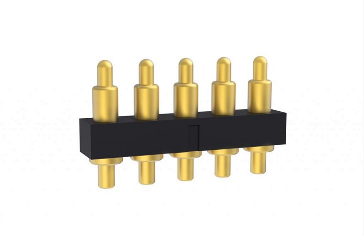 2,54 mm Pitch 5-pin Pogo Pin Connector