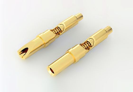 Fjäderbelastad Pogo-stiftkontaktlödning