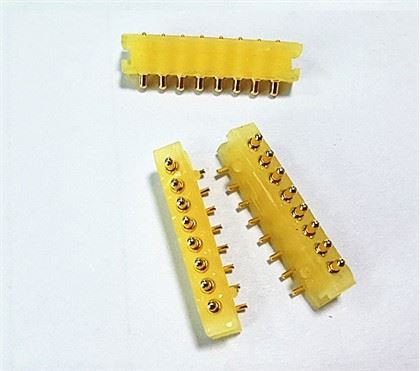 8-polig höger ängel Pogo-stiftkontakt