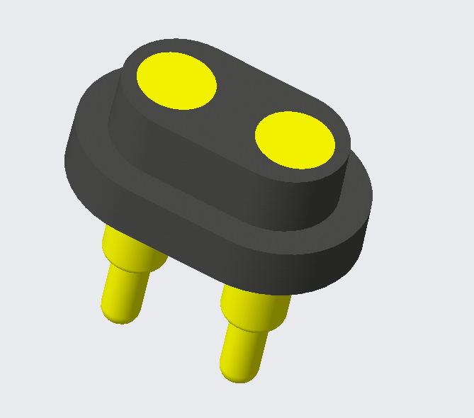 2Pins vattentät PogoPin-kontakt