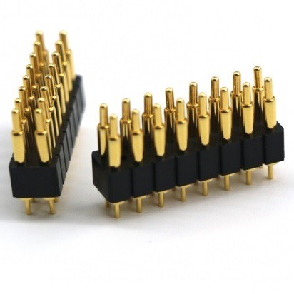 Pogo Pin Dubbelradskontakt